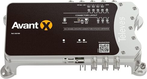 Televes Avant X 532180 مكبر صوت متعدد النطاقات، أمبير متعدد النطاق قابل للبرمجة للإشارات الأرضية، مع AutoLTE 532180 Avantx/Avant X in Kuwait