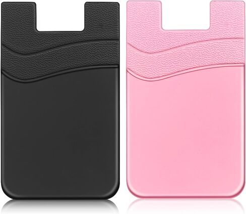 حامل بطاقة هاتف SS لظهر الهاتف، عصا جيب من السيليكون على بطاقة الائتمان لبطاقة الهوية لجميع الهواتف الذكية in Kuwait