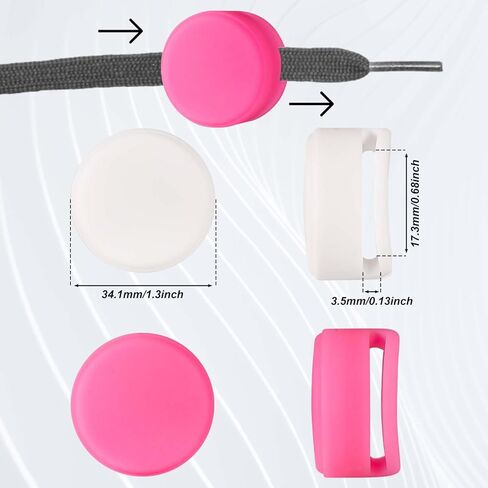 2pcs for Airtag Holder for Kids Shoelaces, Waterproof Protective Case for Apple Airtag Hidden Silicone Insole Cover GPS Tracker Accessories for Child Kids Shoes Insert Shoestring(Pink, White) in Saudi Arabia