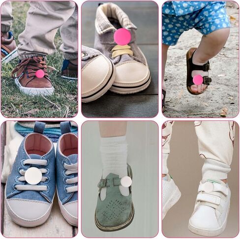 2pcs for Airtag Holder for Kids Shoelaces, Waterproof Protective Case for Apple Airtag Hidden Silicone Insole Cover GPS Tracker Accessories for Child Kids Shoes Insert Shoestring(Pink, White) in Saudi Arabia