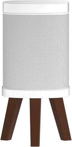 حامل مكتب مكبر صوت خشبي لـ Sonos One، One SL، حامل مكبر صوت Play 1 لسطح المكتب مع وسادة مضادة للانزلاق لمكبرات صوت Sonos، أسود in Saudi Arabia