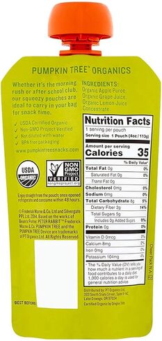 Peter Rabbit Organics Puree Fruit Apple Grape, 4 oz (Pack of 2) in Saudi Arabia