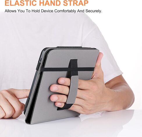 for Kobo Libra Colour Case with Pen Holder,Sleep Cover for Kobo Libra 2 Case with Hand Strap,Black in Saudi Arabia