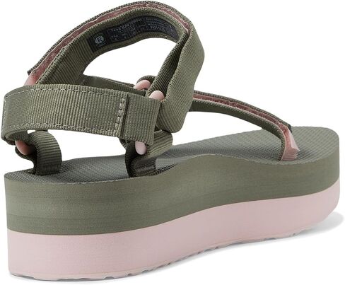 Teva Women's Flatform Universal Sport Sandal, Olive/Whisper, 6 in Saudi Arabia