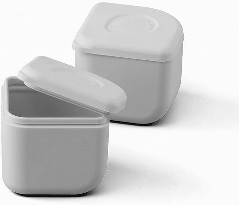 Miniware Silipods - حاويات الوجبات الخفيفة من السيليكون للأطفال - حاويات الوجبات الخفيفة المصنوعة من السيليكون الآمنة للاستخدام في غسالة الأطباق والثلاجة للأطفال الصغار - حاويات طعام الأطفال المصنوعة من السيليكون بدرجة الطعام (4 أونصة) in Saudi Arabia