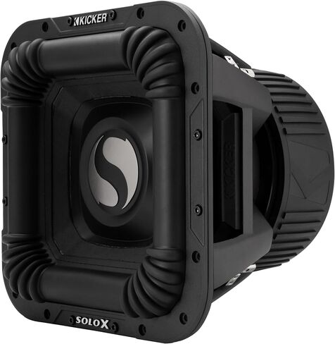 KICKER 49L7X81 8" SoloX L7X Dual 1-Ohm Subwoofer | Flagship Square Woofer Built for Extreme Bass, Competition-Grade Output, Low Impedance Wiring for High-Power Amps in Kuwait