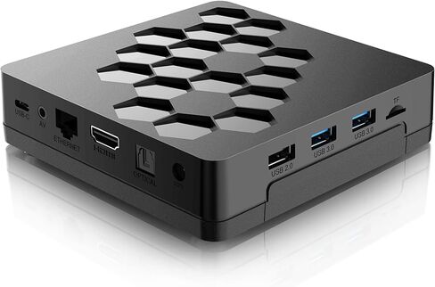 BuzzTV U5 - Android 11، رباعي النواة AMLogic 905x4، WiFi6، ذاكرة وصول عشوائي DDR4 سعة 4 جيجابايت، مساحة تخزين 32 جيجابايت... in Kuwait