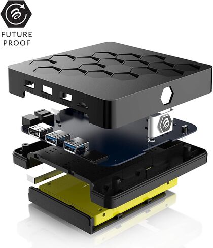 BuzzTV U5 - Android 11، رباعي النواة AMLogic 905x4، WiFi6، ذاكرة وصول عشوائي DDR4 سعة 4 جيجابايت، مساحة تخزين 32 جيجابايت... in Kuwait