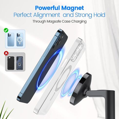 قاعدة شحن لاسلكية مغناطيسية، قاعدة شحن سريعة وآمنة 3 في 1 من KOOPAO لهواتف iPhone 15/14/13/12/Pro Max/Pro/Mini، iWatch 9/8/7/6/SE/5/4/3/2 ، iPods 2/Pro مع محول PD-أسود in Kuwait