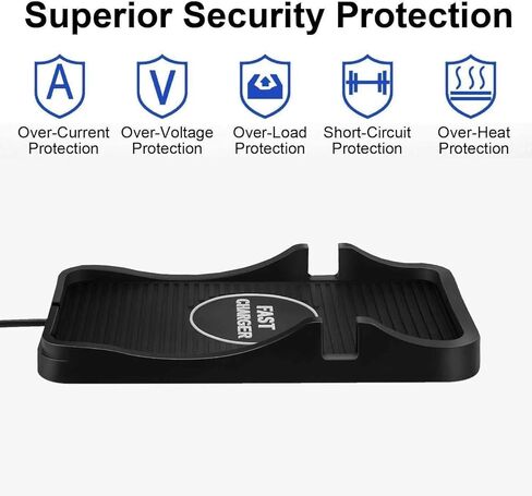 شاحن سيارة لاسلكي USB C Qi شحن الوسادة محول 15 واط 10 واط 7.5 واط حصيرة شحن سريع مع حامل الهاتف آيفون 15 14 13 12 برو ماكس 11 8 زائد X XR Xs سامسونج نوت 20 غالاكسي S10 S20 S21 S22 S23 أندرويد in Kuwait