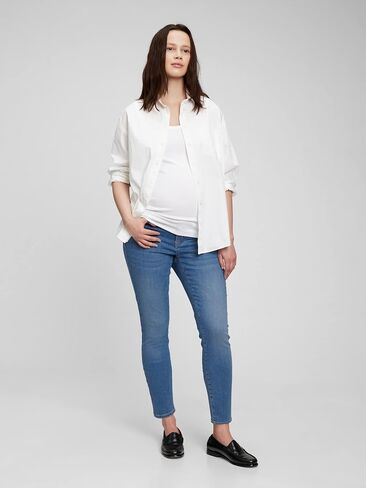 GAP Women's Maternity Inset Panel Skinny Jeans in Saudi Arabia