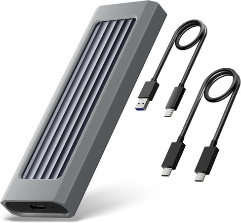 حاوية SSD M.2 NVMe SATA SSD بسرعة 20 جيجابت في الثانية، حاوية خارجية USB 3.2 Gen 2 NVMe SATA خالية من الأدوات، محول M.2 NVMe SSD إلى USB لمحركات SSD 2280/ 2230/ 2242/ 2260، يدعم UASP Trim M وB&M Keys SSD in Saudi Arabia