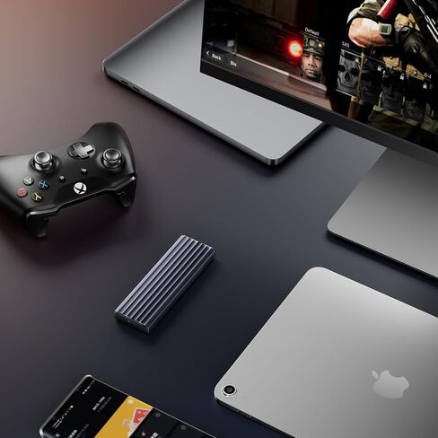 حاوية SSD M.2 NVMe SATA SSD بسرعة 20 جيجابت في الثانية، حاوية خارجية USB 3.2 Gen 2 NVMe SATA خالية من الأدوات، محول M.2 NVMe SSD إلى USB لمحركات SSD 2280/ 2230/ 2242/ 2260، يدعم UASP Trim M وB&M Keys SSD in Saudi Arabia