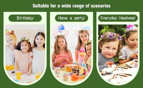 Mother Baby Girls Flower Crown Flower Girl Headpiece boho Little Wreaths for Weddings, Family photography (Mother+Daughther Pink Crown) in Saudi Arabia