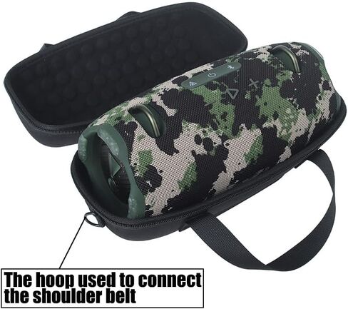 EVA Hard Case for Xtreme 4, Travel Carrying Cover for Xtreme4 Speaker Storage Bag with Small Zipper Pouch and Shoulder Strap (black inner) in Saudi Arabia