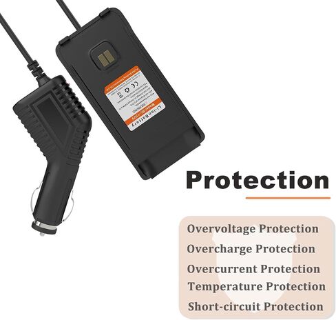 شاحن سيارة مزيل بطارية الراديو BAOFENG UV-13 لراديو اتجاهين طويل المدى UV-13 Pro استبدال البطارية 7.4 فولت GM-15 Pro Ham ملحقات راديو هام in Saudi Arabia
