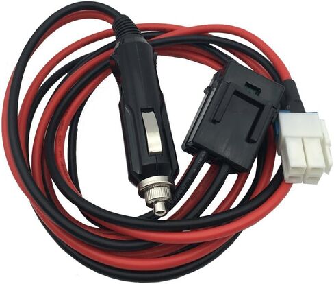 DONG 1.5M 4 دبابيس قصيرة موجة شاحن سيارة السجائر ضوء التيار الكهربائي الحبل كابل لYaesu FT-450 FT-991 كينوود TS-480 ICOM IC-7100 IC-7600 NO COPPE راديو ثنائي الاتجاه in Kuwait