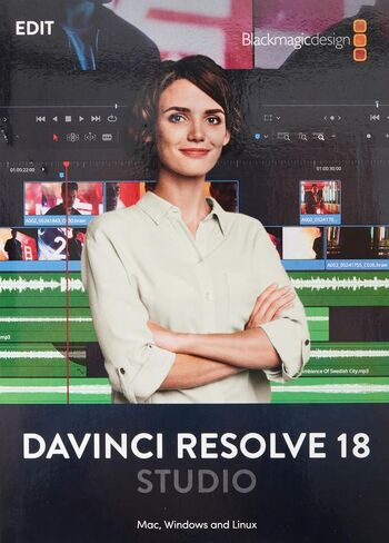 Blackmagic Design DaVinci Resolve Studio for Mac/Win/Linux (BMD-DV/RESSTUD) in Saudi Arabia