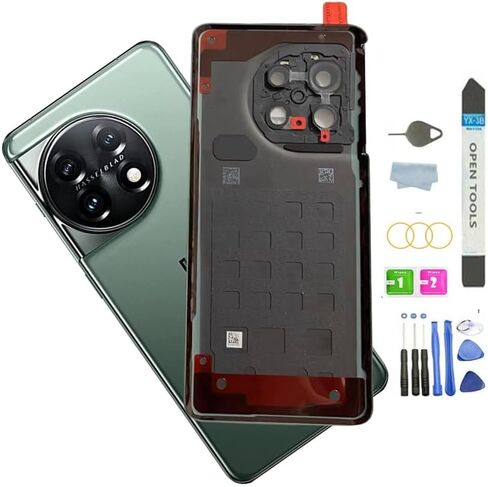 Back Glass Replacement for Oneplus 11 Back Cover Glass with Pre-Installed Tape+Tools (Green) in Saudi Arabia