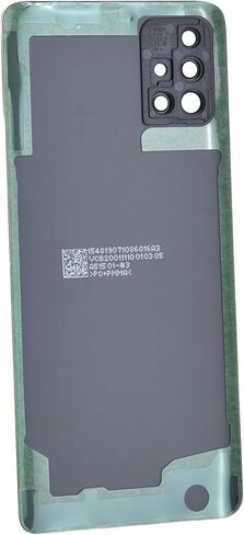 غطاء خلفي بلاستيكي أبيض من Prism Crush بديل لهاتف Samsung Galaxy A51 SM-A515F مع إطار الكاميرا الخلفية وزجاج لاصق مسبقًا ومجموعة أدوات in Saudi Arabia