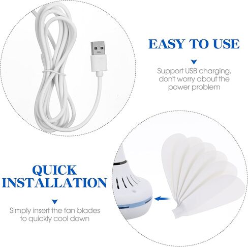 SOLUSTRE 1 Set Tent Fans Mini Ceiling Fan Portable USB Hanging Fan Tiny Ceiling Fan Small USB Ceiling Fan Small Fan Electric Fan Net Hanging Tents Ceiling Fan Mini in Kuwait