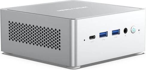 MINISFORUM NPB7 Mini PC الجيل الثالث عشر Core i7-13700H(14C/20T) كمبيوتر صغير 32 جيجابايت من ذاكرة الوصول العشوائي + 1 تيرابايت SSD، محرك أقراص ثابتة قابل للتوسيع، HDMI × 2 + USB4 × 2 مخرجات 8K @ 60 هرتز، كمبيوتر مكتبي مؤهل لرسومات Intel Iris Xe (متجدد) in Saudi Arabia
