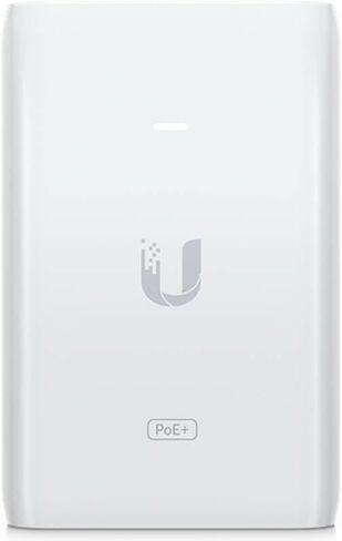حاقن U-POE-AT POE، 802.3AT، 30 وات من طاقة PoE+، متوافق مع U6 AP U6-LR، U6-LITE، U6-PRO، U6-Enterprise، Camera DSLR، وأجهزة PoE+ الأخرى (1) in Kuwait
