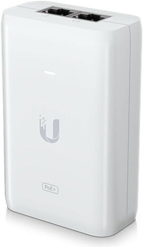 حاقن U-POE-AT POE، 802.3AT، 30 وات من طاقة PoE+، متوافق مع U6 AP U6-LR، U6-LITE، U6-PRO، U6-Enterprise، Camera DSLR، وأجهزة PoE+ الأخرى (1) in Kuwait