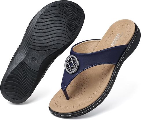 SHIBEVER Womens Flat Thong Sandals: Comfortable Walking Summer Casual Flip Flops for Women in Saudi Arabia