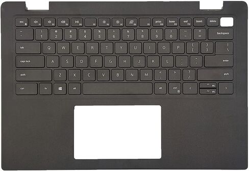 حافظة علوية بديلة لجهاز الكمبيوتر المحمول DELL Latitude 3420 E3420 Series بتصميم أمريكي غير بإضاءة خلفية مجموعة لوحة مفاتيح 4PX9K 04PX9K أسود in Kuwait
