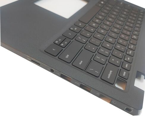 حافظة علوية بديلة لجهاز الكمبيوتر المحمول DELL Latitude 3420 E3420 Series بتصميم أمريكي غير بإضاءة خلفية مجموعة لوحة مفاتيح 4PX9K 04PX9K أسود in Kuwait