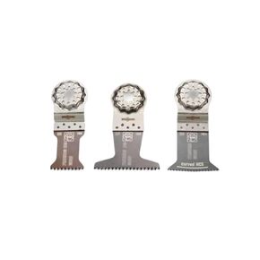 Fein E-Cut Combo Plunge Cut Saw Blades for Precision Sawing Work in Wood Materials - StarLock Mount, 3-Pack - 35222967300