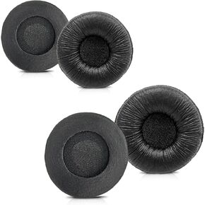 Plantronics Headset Ear Cushions, Earpads Replacement 50mm Ear Pad Covers for Plantronics Blackwire 3220 3210 3320 C320 HW251N HW261N HW510 HW520 Jabra PRO 920 930 Biz 1500 GN2000 Headphones (4 Pack)
