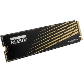KLEVV CRAS C925 500GB M.2 NVMe PCIe Gen4x4 Internal Gaming SSD with Heatsink, Compatible with PS5, up to 7400MB/s (K500GM2SP0-C9T)