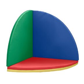 ECR4Kids SoftZone All-Around Activity Mat, Reading Nook, Assorted, 4-Piece