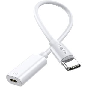 MOSWAG USB C to Lightning Audio Adapter USB C Male to Lightning Female Connector Headphone Adapter for iPhone 15 iPad Pro iPad Air MacBook, Galaxy S23 S22, Not Support Charging