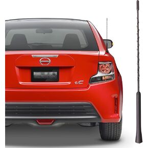 هوائي 16 بوصة لـ Scion tC (2005-2016)، هوائي Scion tC، صاري استبدال هوائي مطاطي مرن لـ Scion tC 2005 2006 2007 2008 2009 2010 2011 2012 2013 2014 2015 2016، أسود