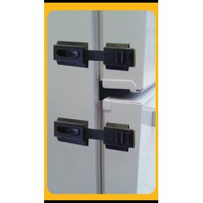 The Guardian Refrigerator Lock for Any Home Appliance, Used for Infants, Special Needs Children and Dementia Patients (White) - One Lock