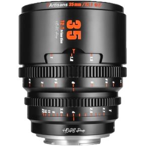 7artisans 10mm/16mm/25mm/35mm/50mm/85mm T2.1 Cine Lens for M43 Mount APS-C 260° Ultra Long Focus Large Aperture Prime Mirrorless Camera Lens for Portraiture/Street Photography/Humanistic(35mm)