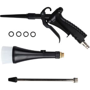 Air Compressor Attachments Air Blow Gun Air Nozzle Blower Gun, Air Compressor Accessories Tool, Air Gun Brush for Detailing Cleaning