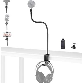 AceTaken 24-Inch Kiyo pro Webcam Stand, Adjustable Webcam Clamp Mount Holder Compatible with Razer kiyo, kiyo pro, kiyo X webcams - 1/4''-20 Interface (Max Loaded 0.5kg/1.1 lbs)