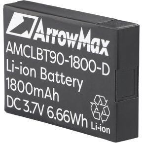 Arrowmax 3.7V 1800mAh Li-ion Replacement Battery for Motorola BT90 HKNN4013A DLR1020 DLR1060 CLP1080 (AMCLBT90-1800-D)