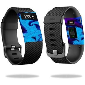 MightySkins Skin Compatible with Fitbit Charge HR Watch Cover wrap Sticker Skins Fractal Abstract