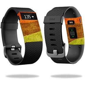 MightySkins Skin Compatible with Fitbit Charge HR Watch Cover wrap Sticker Skins Retro Stripes