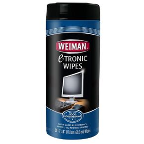 Weiman Electronic Wipes Canister 30 Count (Pack of 2)
