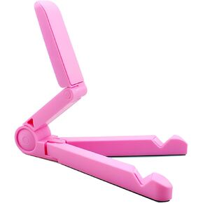 Tablet Stand Holder, Adjustable, Portable, Foldable, Light-Weight, Compatible with 7 to 10.2 Inches Most Tablets, Kindle Fire and Smart Phones. Universal Multi-Angle Non-Slip, Black