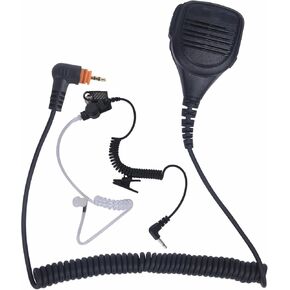 SL300 Radio Speaker Mic Shoulder Handheld Hand Lapel Microphone with 3.5mm Audio Jack Walkie Talkie Mic for WAVE TLK-100 SL3500e SL7550e SL7580e SL2600 SL1K SL1M
