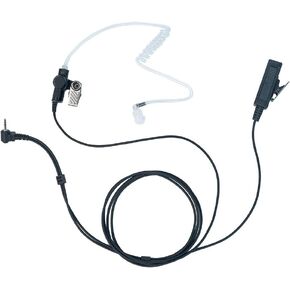 Earpiece Headset with MIC PTT 1 PIN 2.5MM for Motorola Talkabout Walkie Talkie 2 Way Radio MR350R MD200TPR MH230R MS350R MT350R MG160A MH230TPR with Covert Acoustic Tube