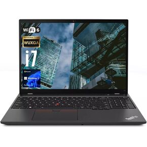 لينوفو ثينك باد T16 16 بوصة i7 كمبيوتر محمول للأعمال، شاشة FHD+، i7-1355U، ذاكرة الوصول العشوائي DDR5 سعة 32 جيجابايت، 1 تيرابايت SSD، قارئ بطاقة SD، ضمان لمدة سنة، RJ-45، Wi-Fi 6، Windows 11 Pro، أسود