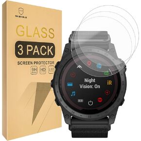 Mr.Shield Screen Protector compatible with Garmin Tactix 7 [Tempered Glass] [3-PACK] [Japan Glass with 9H Hardness]